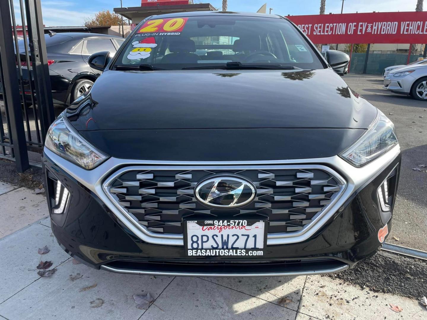 2020 BLACK /GRAY Hyundai Ioniq Plug-In Hybrid (KMHC65LD8LU) , located at 744 E Miner Ave, Stockton, CA, 95202, (209) 944-5770, 37.956863, -121.282082 - Photo#3